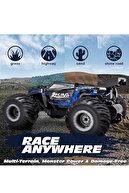 کنترل از راه دور عملکرد کامل 2.4 گرم 1:18 قابل شارژ اتومبیل جاده ای بلند با چراغ های LED-thumb