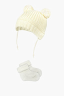 Ecru Hat+Ecru Socks