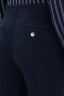 شلوار بوم هویجی با کمر بلند زنانه آبی سرمه ای 50298545-VR033-thumb