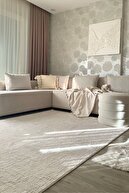 فرش سفیر 8610 کرم کف اتاق پذیرایی نشیمن برش موکت فرش ورودی راهرو فرش اتاق خواب-thumb