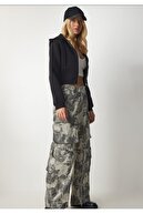 مشکی ، 100 ٪ پنبه ، زیپ 3 تاپ زراعی Cardigan Hooded-thumb