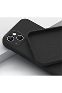 پوشش محافظ سیلیکونی مایع نرم مخملی با دوربین محافظ آیفون 13 - 14 سازگار برای راه اندازی-thumb