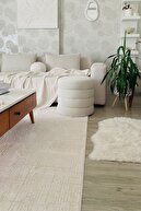 فرش سفیر 8610 کرم کف اتاق پذیرایی نشیمن برش موکت فرش ورودی راهرو فرش اتاق خواب-thumb