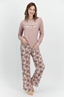 Pierre Cardin Looks Gorgeous Vizon Kadın Pijama Takımı