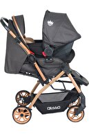 Aqua Double Baby Car Puset Bag Cradle Opportion Set Givet Raid anthracit-thumb