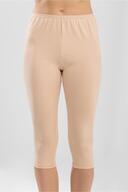 رنگ پوست لباس زیر جوراب شلواری نخی شانه دار کاپری زنانه تا زیر زانو-thumb