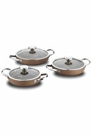 Browni 6 قطعه مجموعه میدان املت با اندازه بزرگ-thumb