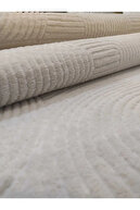 رانر فرش بدون لغزش کرم ریلیف جوی برش پایه-thumb