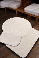 Beige floor mat
