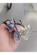 تزئینات آینه عقب اتومبیل | تزئینات آینه ای عقب Plexi Private برای نام | تزئینات آینه وسیله نقلیه شفاف-thumb