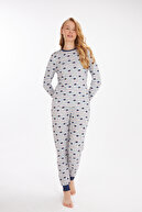 Grey Mom Pajamas Set