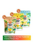 فریز تازه تروپیکال سری آناناس 20 گرم، انبه 20 گرم، موز 20 گرم فریز خشک-thumb