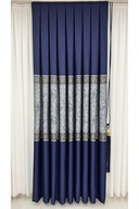 Navy Blue Silver