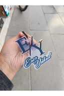 تزئینات آینه عقب اتومبیل | تزئینات آینه ای عقب Plexi Private برای نام | تزئینات آینه وسیله نقلیه شفاف-thumb