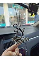 تزئینات آینه عقب اتومبیل | تزئینات آینه ای عقب Plexi Private برای نام | تزئینات آینه وسیله نقلیه شفاف-thumb