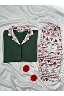 Green & Ecru