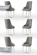 Chair Gray Legs White