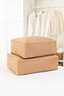 Herringbone Pattern - Beige