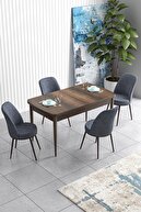 Table Black Marble Chairs Smoked