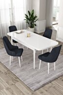 Table White Chairs Anthracite