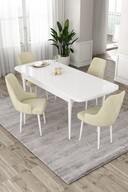 Table White Chairs Cream