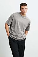 تی شرت گریملانژ با بافت غیررسمی مردانه Jett 100% پنبه ارگانیک و ضخیم-thumb