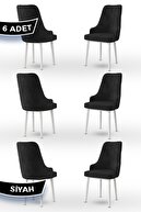 Chair Black Legs White