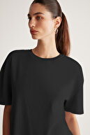 تی شرت یقه گرد مشکی زنانه Jemmy 100% پنبه ارگانیک و مناسب-thumb