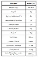 کراتین + عطر پرتقال Bcaa 360 گرم 30 وعده 50/50 سری مخلوط (5 گرم Bcaa + 5 گرم کراتین) آمینو اسید-thumb