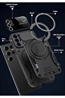 سامسونگ Galaxy S25 Ultra Case Case Magsafe Stand Lens Protection Protection Cover Tank Cover-thumb