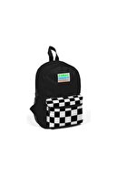 black checkered