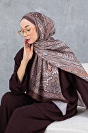 شال نخی با طرح رترو قومی، پارچه وارداتی، شال با کیفیت بالا و فصل جدید-thumb