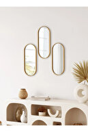 لوازم جانبی دیواری آینه 3 -oval -ارائه (چند منظوره) 12x30 سانتی متر.-thumb