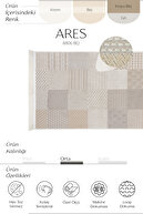 ARES 8806 بژ در حال اجرا الگوی قومی ادغام فرش فرش اتاق خواب هلندی فرش برش فرش در حال اجرا-thumb