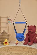 Hoppala Zıpzıp چهره -کانگورو محافظت شده ، تعادل بهار کودک واکر آبی طبیعی-thumb