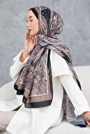 شال نخی با طرح رترو قومی، پارچه وارداتی، شال با کیفیت بالا و فصل جدید-thumb