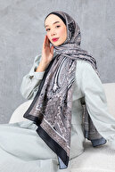 شال نخی با طرح رترو قومی، پارچه وارداتی، شال با کیفیت بالا و فصل جدید-thumb