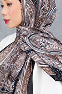 شال نخی با طرح رترو قومی، پارچه وارداتی، شال با کیفیت بالا و فصل جدید-thumb