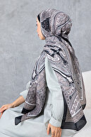 شال نخی با طرح رترو قومی، پارچه وارداتی، شال با کیفیت بالا و فصل جدید-thumb