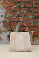 حوله الیسا 6 تیکه - سنگ صورتی کرم خاکستری بژ سفید-thumb