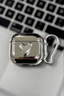 قاب هدفون 2024 سازگار با نسل چهارم قلب نقره ای با قلاب-thumb