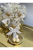 20 قطعه حلقه فلزی تزئین شده ، آب نبات عروسی ، تولد ، ختنه ، نامزدی عروسی ، وعده ، هدیه حنا. 5 سانتی متر-thumb