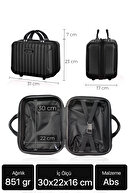 چمدان دستی آرایش آرایش رنگ مشکی رنگ مشکی-thumb