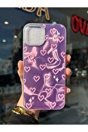 آیفون 13/14 مورد هولوگرام با الگوی قلب سازگار-thumb