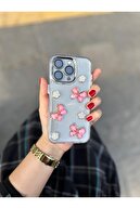 iPhone 14 PROCATICAL BOWS با الگوی شفاف Pinteret Stone Case-thumb
