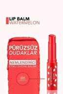 مرطوب کننده لب رنگی استیک با روغن شی و کره کاکائو - بالم لب -005 WATERMELON-8690604555406-thumb