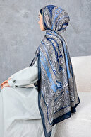 شال نخی با طرح رترو قومی، پارچه وارداتی، شال با کیفیت بالا و فصل جدید-thumb