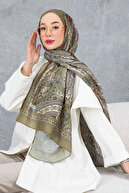 شال نخی با طرح رترو قومی، پارچه وارداتی، شال با کیفیت بالا و فصل جدید-thumb