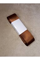 روبان ساتن قهوه ای 4 سانتی متر 10 متر یک توپ ، ساتن ، ستن ، روبان ، روبان 4 ساتن روبان ساتن-thumb