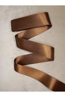 روبان ساتن قهوه ای 4 سانتی متر 10 متر یک توپ ، ساتن ، ستن ، روبان ، روبان 4 ساتن روبان ساتن-thumb